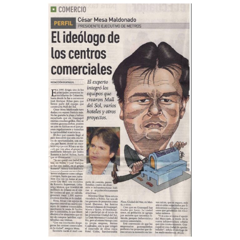 EL IDEÓLOGO DE CENTROS COMERCIALES